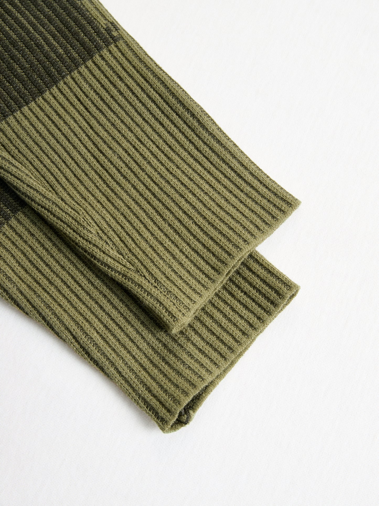 Yohers Olive Camo Knit V-Neck Fringe Hem Bodycon Dress